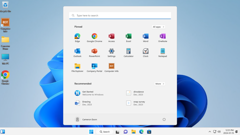 Initial Setup - complete