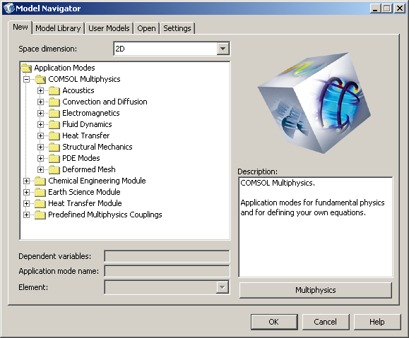 Image of computer modelling tool COMSOL which is used in HAMFit