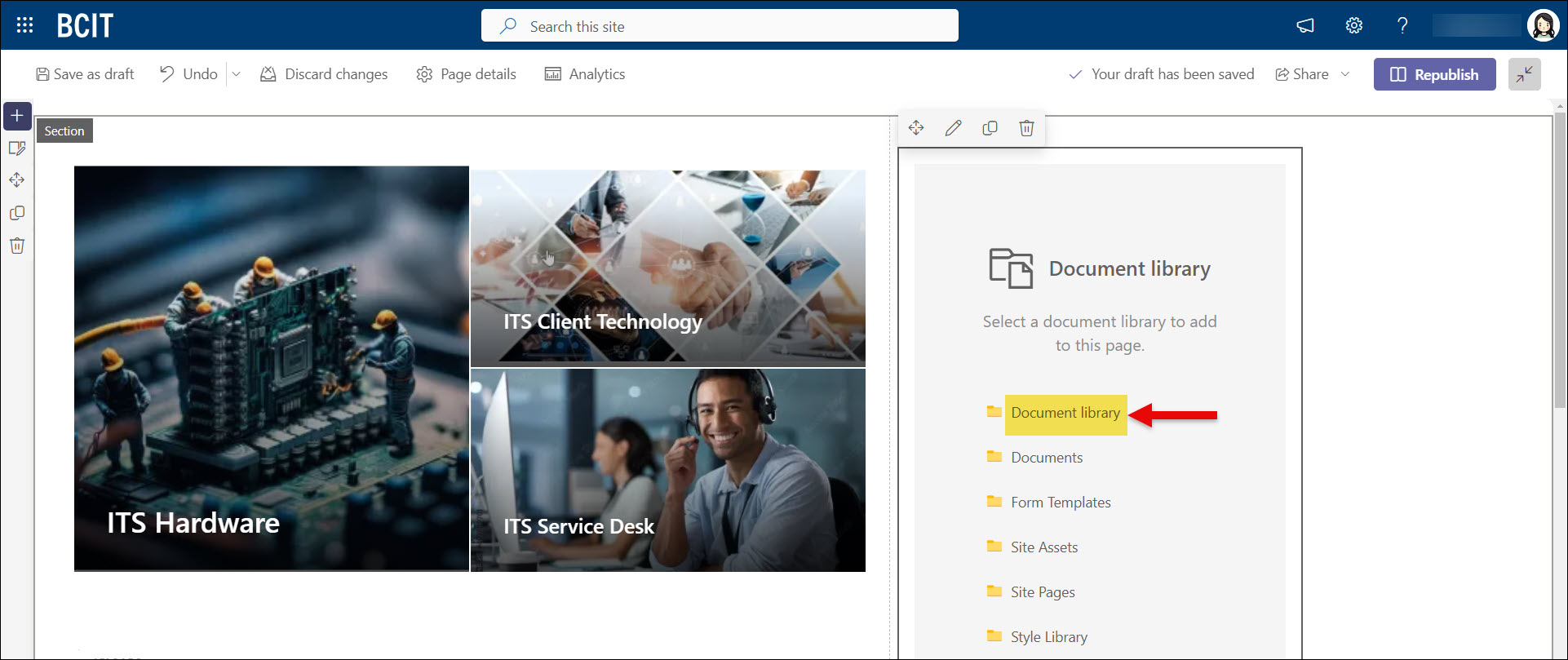 SharePoint Document Library clicking confirmation button 