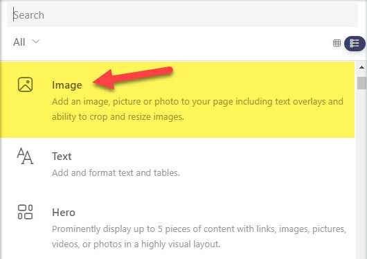 SharePoint Web Parts selecting a web part
