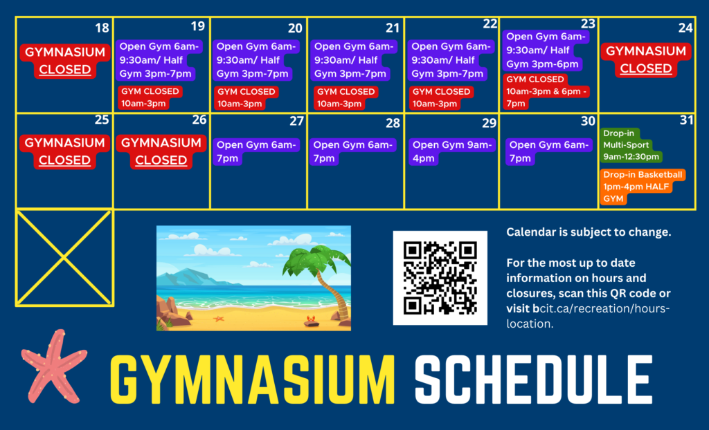 Hours & Location - BCIT