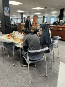 Students participate in the BCIT Exam Jam.