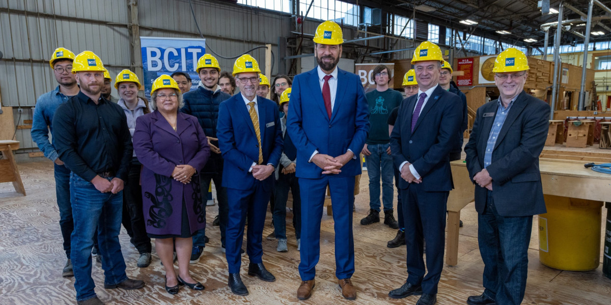 Funding announcement for mass timber education at BCIT