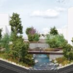 South Campus Infrastructure rendering of cross section