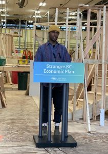 Shaquille (Shaq) Davis, Level 4 Carpentry Apprentice, BCIT