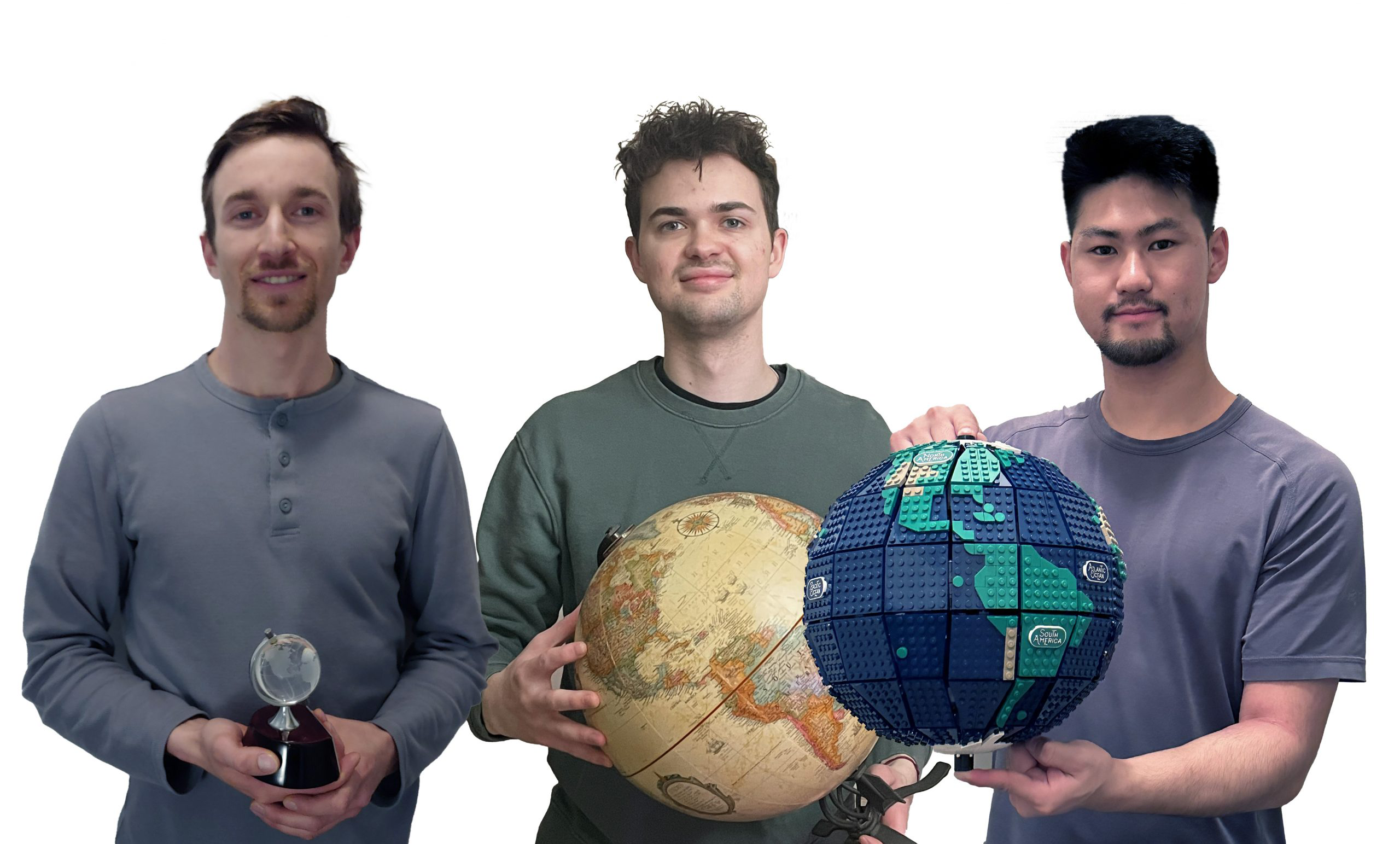 Three GIS male students