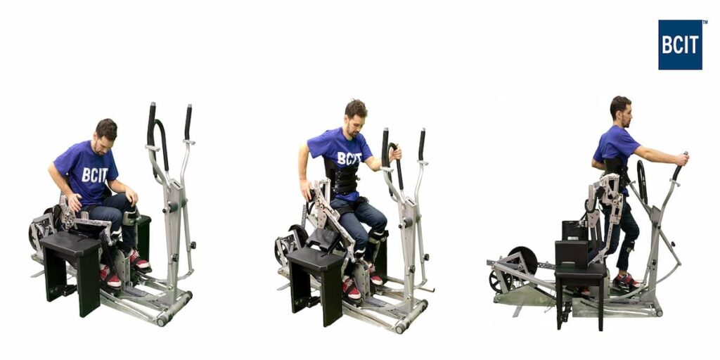 BCIT designs AAPLEwalk, an exercise machine for people with disabilities