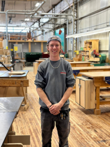 Matthew Simpson, Gold medal winner, Cabinetmaking