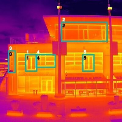 Thermal scan of building SE2