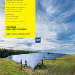 Better Future campaign photo with Aileen Maynard and solar panels in Haida Gwaii.