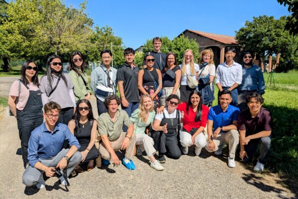 20 students doing industry visit in Italy