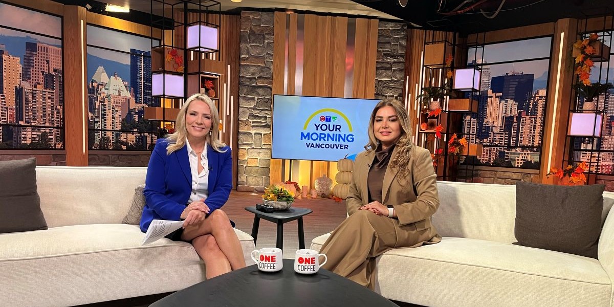 BCIT faculty Dr. Maryam Raiyat Aliabadi on CTV Your Morning Vancouver with host Keri Adams