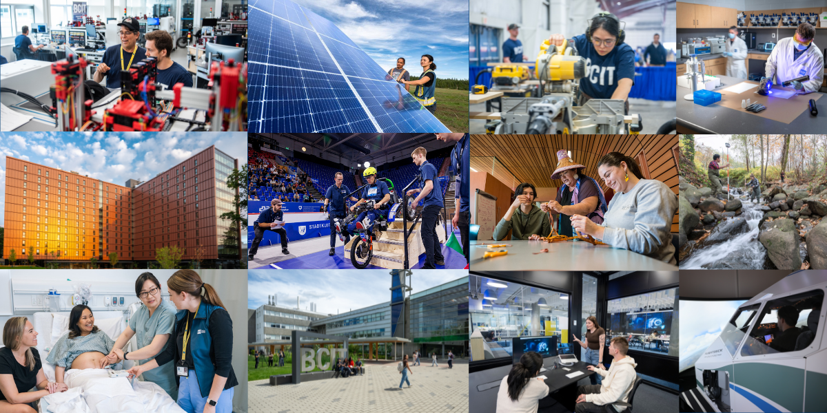 BCIT students, faculty, and researchers are engaged in applied learning and research.