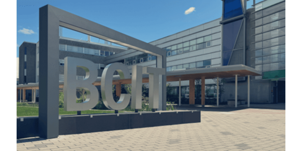 Burnaby Campus letter statue