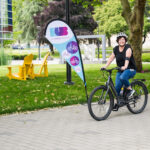 The Bike Committee’s station at PD Day.