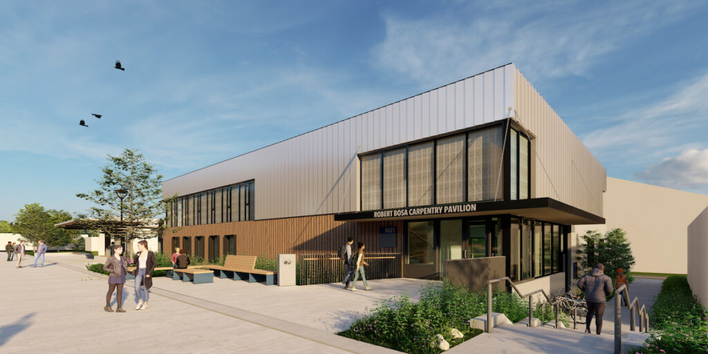 BCIT Robert Bosa Carpentry – Front Entry (1)