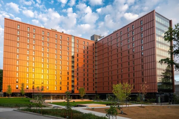 Tall-Timber Student Housing building on the BCIT Burnaby Campus