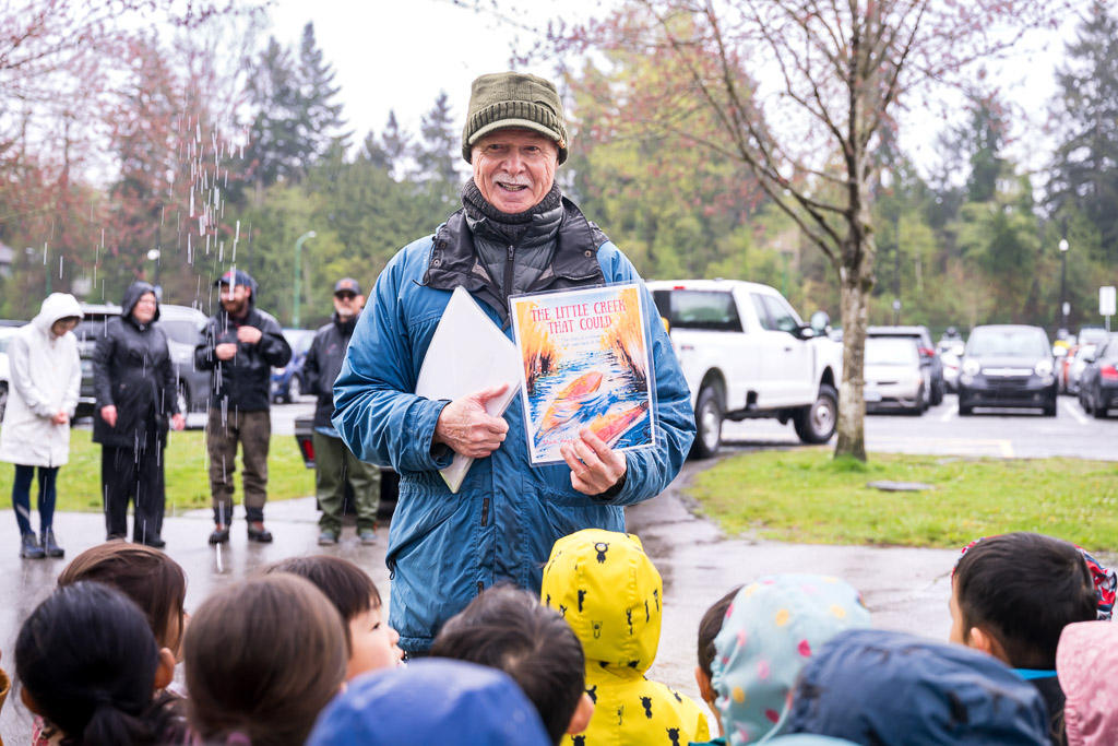 Salmon Release on Guichon Creek