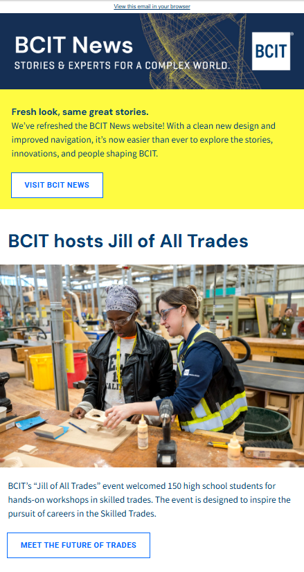 BCIT News newsletter-April 2025
