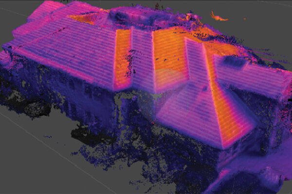 Thermal 3D image of building