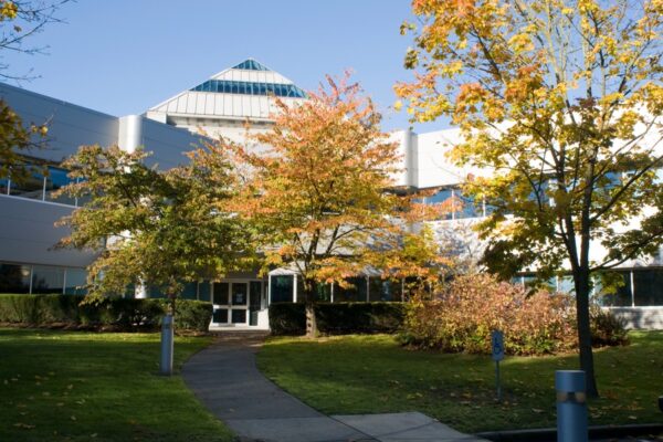 Outside picture of the CARI campus at BCIT