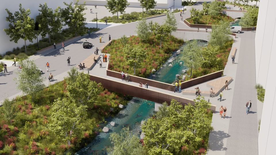 South Campus Infrastructure rendering