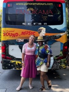 Marie during her visit in Austria. 